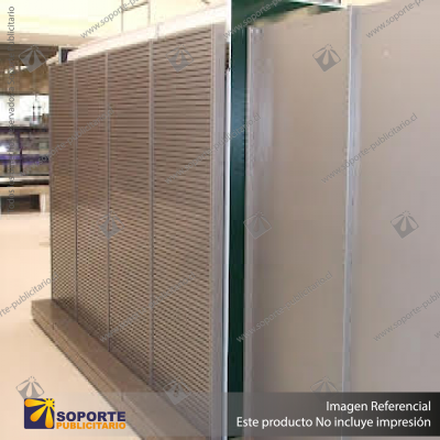 ALUMINIUM SLATWALL - 25MM PITCH