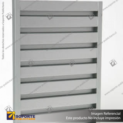 ALUMINIUM SLATWALL - 25MM PITCH