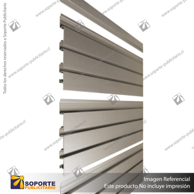 ALUMINIUM SLATWALL - 50MM PITCH