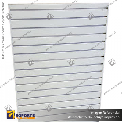 ALUMINIUM SLATWALL - 50MM PITCH