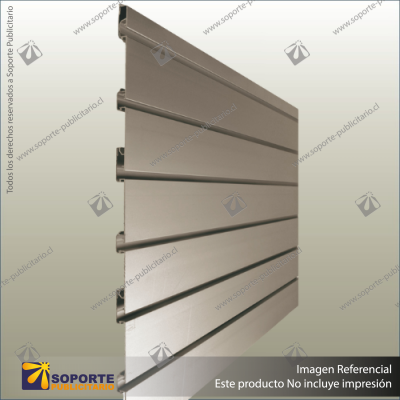 ALUMINIUM SLATWALL - 75MM PITCH