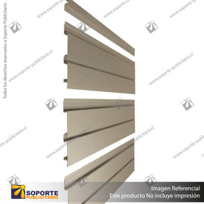 ALUMINIUM SLATWALL - 75MM PITCH