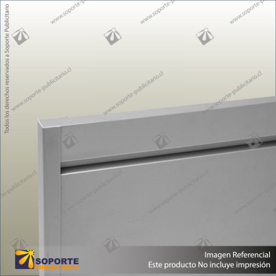 ALUMINIUM SLATWALL - TOP CAP