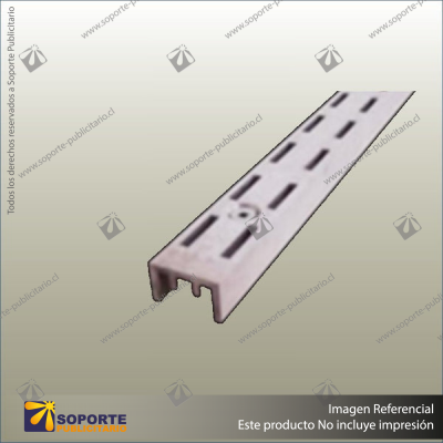 ALUMINIUM SLOTTED WALL CHANNEL