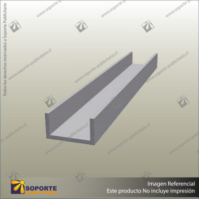 ALUMINIUM U CHANNEL - 18MM PANELS