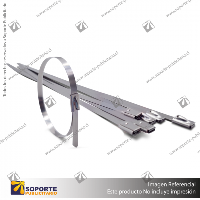 AMARRA ACERO INOXIDABLE 300X4,6MM BL100 UNID