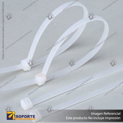 AMARRA PLASTICA 200X3,6MM NATURAL BL100 UNID