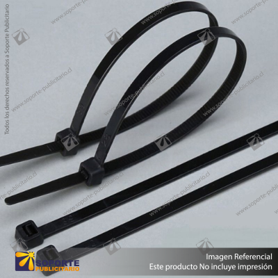 AMARRA PLASTICA 550X7,6MM NEGRA BL100 UNID