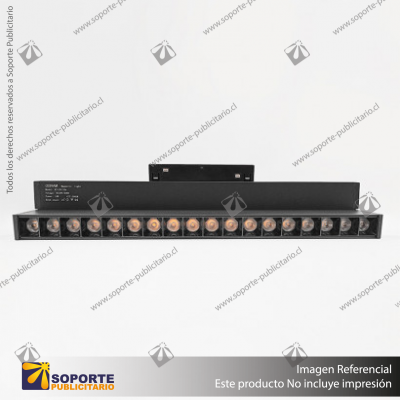 ANDORRA - FOCO PLEGABLE MAGNETICO CUERPO NEGRO 18W 48V 3000K