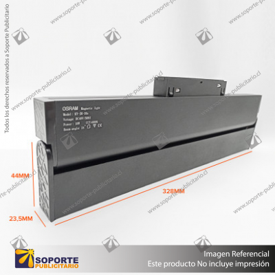 ANDORRA - FOCO PLEGABLE MAGNETICO CUERPO NEGRO 18W 48V 4000K
