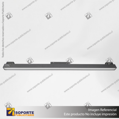 ASTURIAS - FOCO LINEAL MAGNETICO NEGRO 600MM 20W 48V 3000K