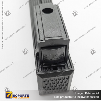 ASTURIAS - FOCO LINEAL MAGNETICO NEGRO 600MM 20W 48V 4000K