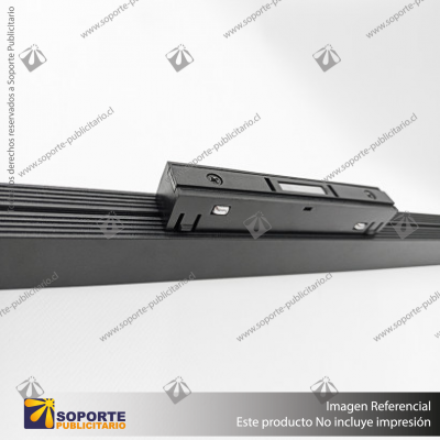 ASTURIAS - FOCO LINEAL MAGNETICO NEGRO 600MM 20W 48V 4000K