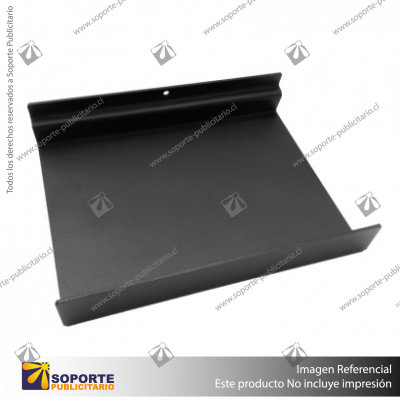 BANDEJA METALICA A PANEL RANURADO 15X20 CM