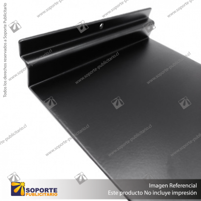 BANDEJA METALICA A PANEL RANURADO 15X30 CM