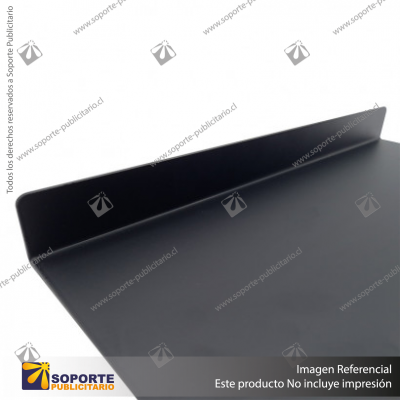 BANDEJA METALICA A PANEL RANURADO 30X15 CM