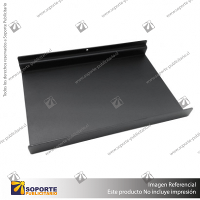 BANDEJA METALICA A PANEL RANURADO 30X20 CM