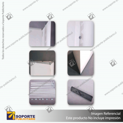 BANNER TRIPLE GRAFICA 90X200