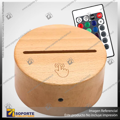 BASE LAMPARA LED WOODE CON CONTROL SPECS: