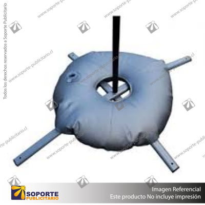 BASE PRO X COLOR GRIS (80 CMS) BANDERA PUBLICITARIA (C10)