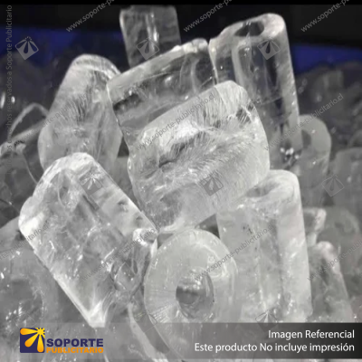 BOLSA HIELO 1 KG HIELO CITY (CONTENIDO MALLA HIELO: 12 BOLSAS DE 1 KG PESO MALLA 12 KG)