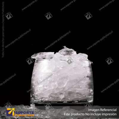 BOLSA HIELO PICADO 2 KG CON TU MARCA (CONTENIDO MALLA HIELO: 6 BOLSAS DE 2 KG PESO MALLA 12 KG)