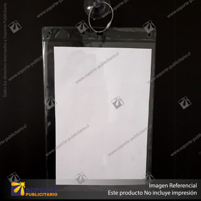 BOLSILLO PVC TRANSPARENTE 223X325 MM