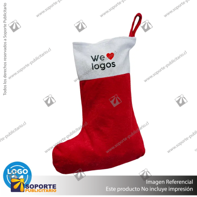 BOTA DE NAVIDAD/ROJO/ROJO