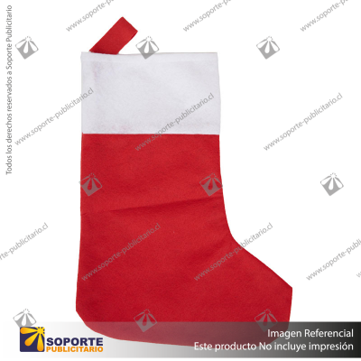 BOTA DE NAVIDAD/ROJO/ROJO