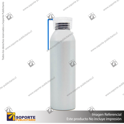 BOTELLA ALU/GRIS PLATA/AZUL