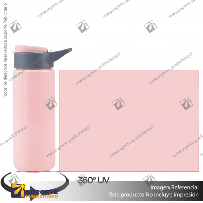 BOTELLA CAKE/ROSA/GRIS OSCURO