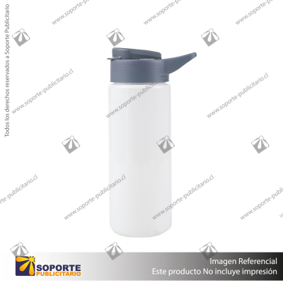 BOTELLA FLAKE/BLANCO/GRIS OSCURO