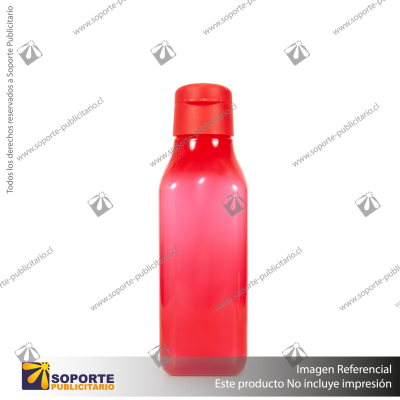 BOTELLA GRID/ROJO/ROJO