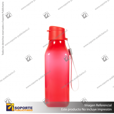 BOTELLA GRID/ROJO/ROJO