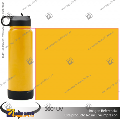 BOTELLA HYDRAGO 1000 ML/AMARILLO/NEGRO
