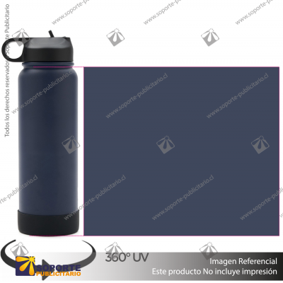 BOTELLA HYDRAGO 1000 ML/AZUL/NEGRO