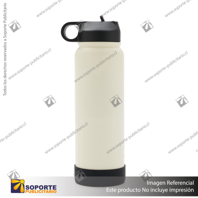 BOTELLA HYDRAGO 1200 ML/ARENA/NEGRO