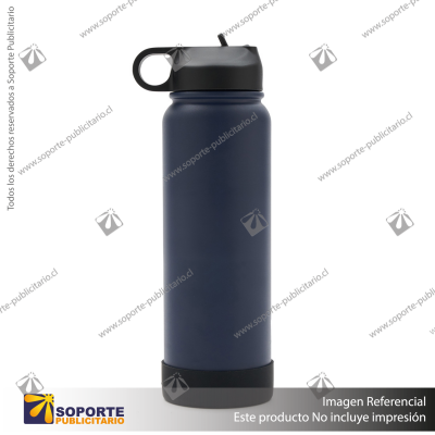 BOTELLA HYDRAGO 1200 ML/AZUL/NEGRO