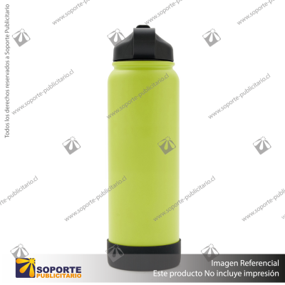 BOTELLA HYDRAGO 1200 ML/LIMA/NEGRO