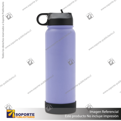 BOTELLA HYDRAGO 1200 ML/MORADO/NEGRO