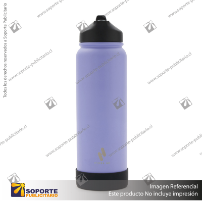 BOTELLA HYDRAGO 1200 ML/MORADO/NEGRO