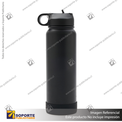 BOTELLA HYDRAGO 1200 ML/NEGRO/NEGRO
