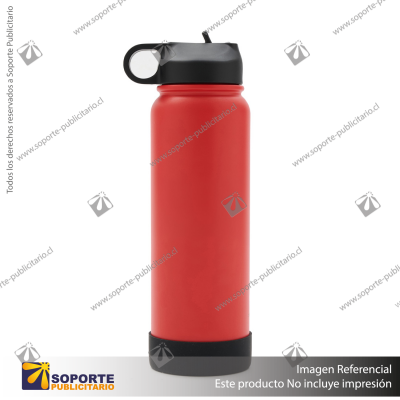BOTELLA HYDRAGO 1200 ML/ROJO/NEGRO