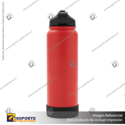 BOTELLA HYDRAGO 1200 ML/ROJO/NEGRO