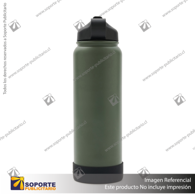 BOTELLA HYDRAGO 1200 ML/VERDE/NEGRO