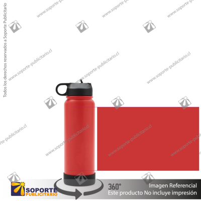 BOTELLA HYDRAGO 750 ML/ROJO/NEGRO