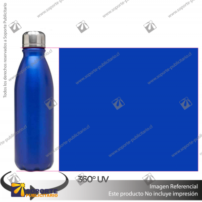 BOTELLA ISLAND 750 ML/AZUL/AZUL