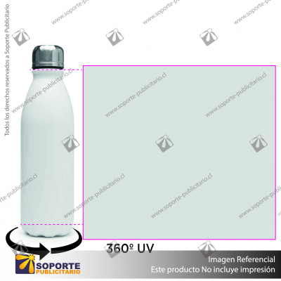 BOTELLA ISLAND 750 ML/BLANCO/BLANCO