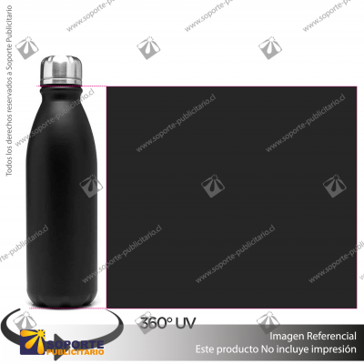BOTELLA ISLAND 750 ML/NEGRO/NEGRO