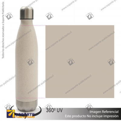 BOTELLA KIMI/NATURAL/A.INOX/HIER
